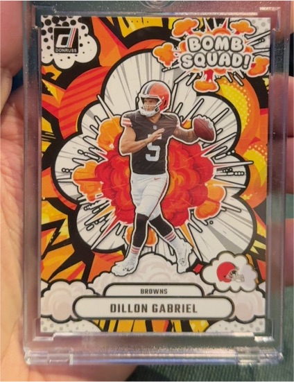 2025 Donruss Bomb Squad #BS-DGL Dillon Gabriel — front