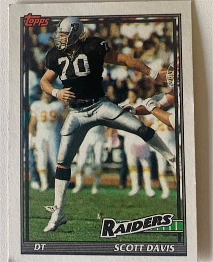 1991 Topps #101 Scott Davis — front