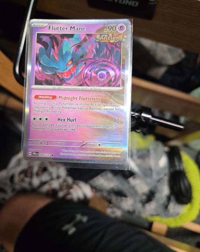 2025 Pokémon Prismatic Evolutions #043 Flutter Mane — front