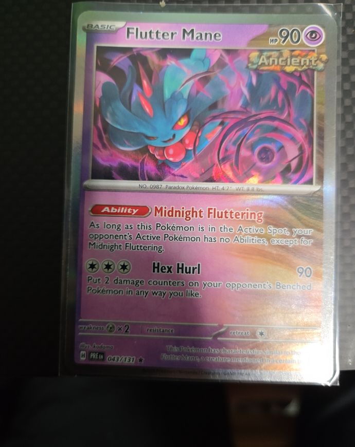 2023 Pokémon Prismatic Evolutions #043 Flutter Mane — front