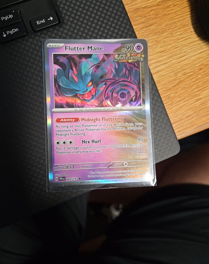 2024 Pokémon Prismatic Evolutions #043 Flutter Mane — front