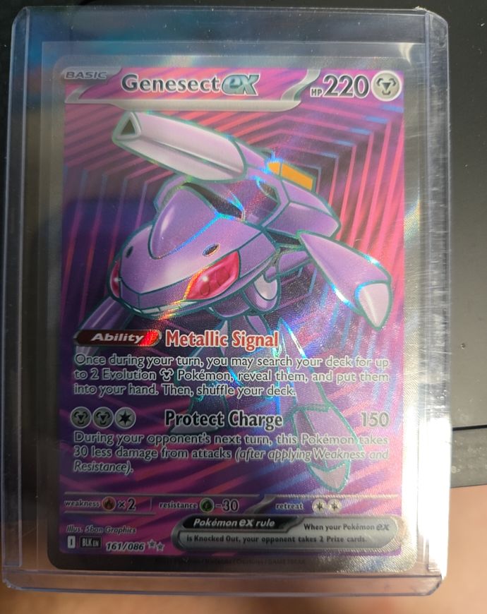 2022 Black Bolt SV: Black Bolt #161 Genesect ex — front