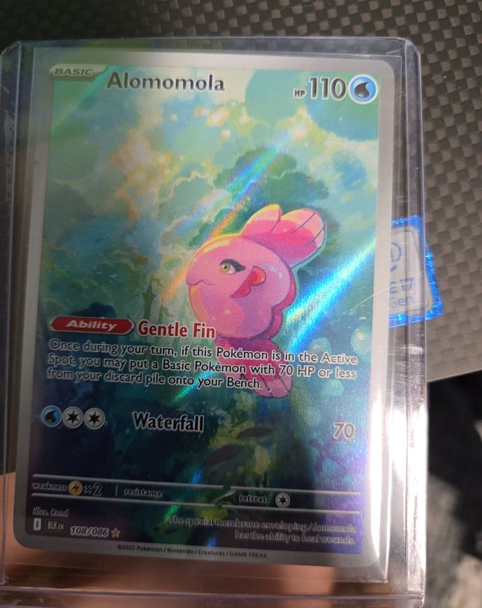 2025 Pokémon Black Bolt #108 Alomomola — front