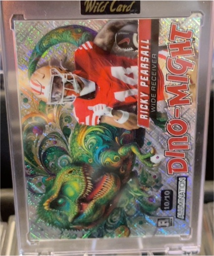 2024 Wild Card Dino-Might Alumination #DMTRX1-RP Ricky Pearsall — front