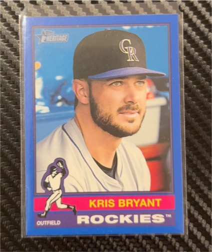 2025 Topps Heritage #20 Kris Bryant — front