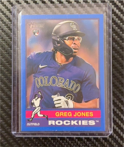 2025 Topps Heritage #392 Greg Jones — front