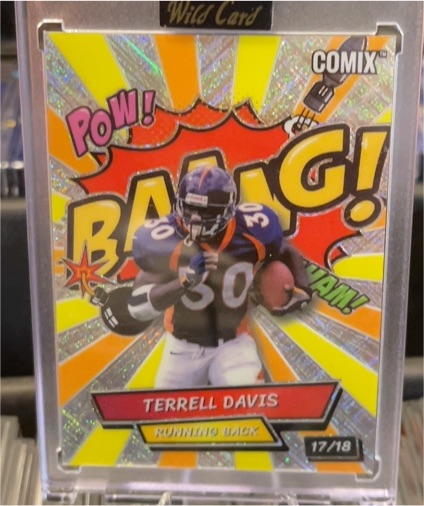 2025 Wild Card Comix #17/18 Terrell Davis — front