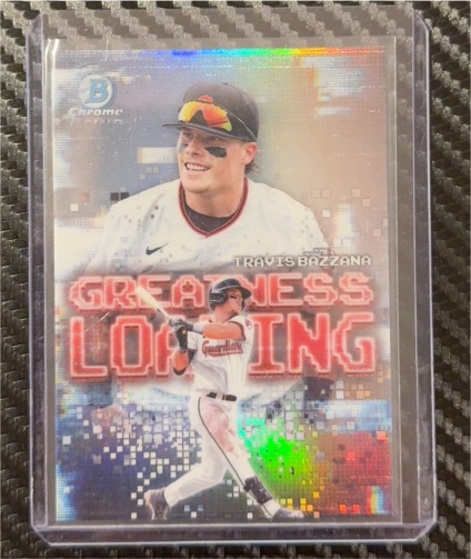 2025 Bowman Chrome #GL-8 Travis Bazzana Greatness Loading — front