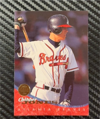 1994 Leaf #46 Chipper Jones Atlanta Braves — front