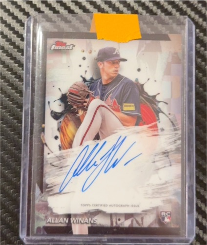 2024 Topps Finest Finest Autographs #FA-AW Allan Winans — front