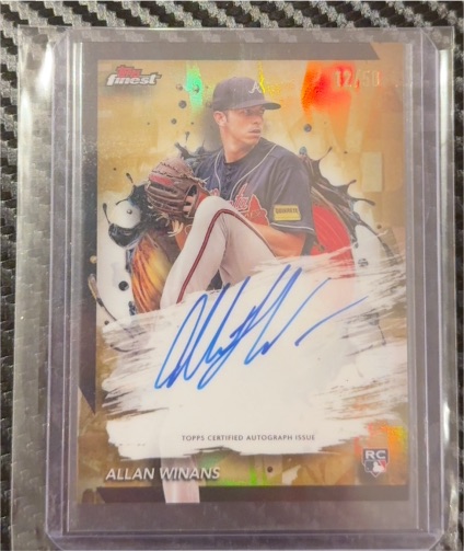 2024 Topps Finest Autographs #FA-AW Allan Winans — front