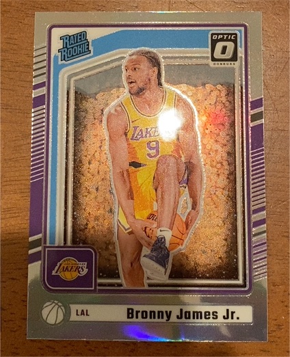 2024-25 Donruss Optic #P-249 Bronny James Jr. — front