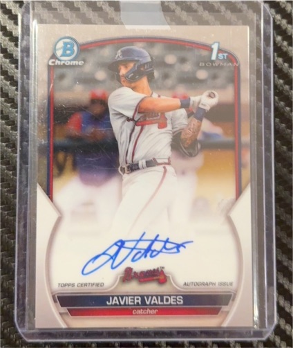 2023 Bowman Chrome #CPA-JVS Javier Valdes — front