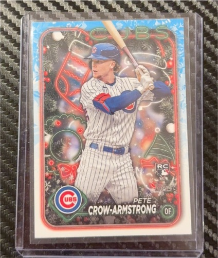 2024 Topps Holiday #H136 Pete Crow-Armstrong — front