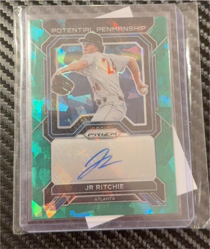 2023 Panini Prizm Potential Penmanship Auto #PP-JR JR Ritchie — front