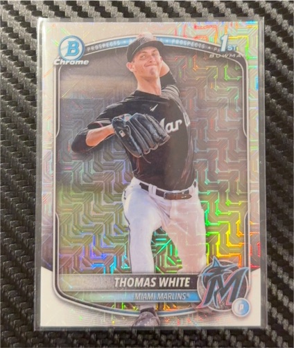 2025 Bowman Chrome #BCP-69 Thomas White — front