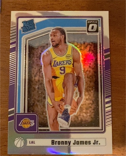 2024-25 Donruss Optic #282 Bronny James Jr. — front