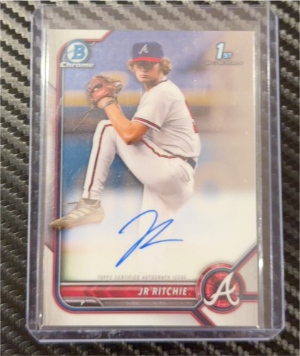 2022 Bowman Chrome Prospect Autographs #CPA-JR JR Ritchie — front