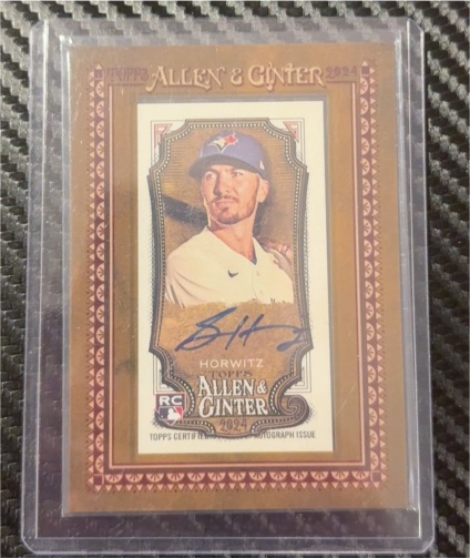 2024 Topps Allen & Ginter Mini Framed Autograph #MA-SH Spencer Horwitz — front