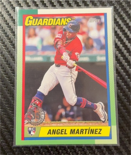2025 Topps Series 1 1990 Topps #T90-21 Angel Martínez — front