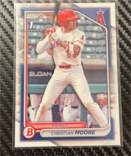2024 Bowman Draft #BD-13 Christian Moore — front