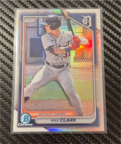 2024 Bowman Draft Chrome #BDC-104 Max Clark — front