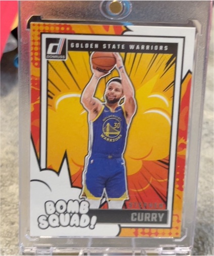 2024-25 Panini Donruss #1 Stephen Curry Bomb Squad — front