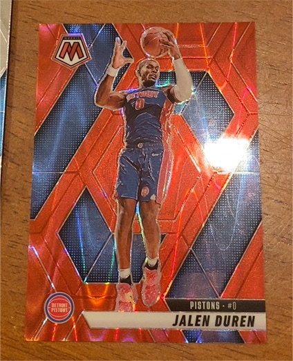 2024-25 Panini Mosaic #0 Jalen Duren — front
