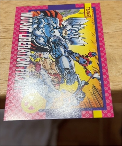 1992 Impel The Uncanny X-Men #77 Mutant Liberation Front — front