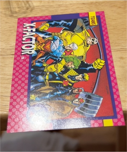 1992 Impel The Uncanny X-Men #73 X-Factor — front