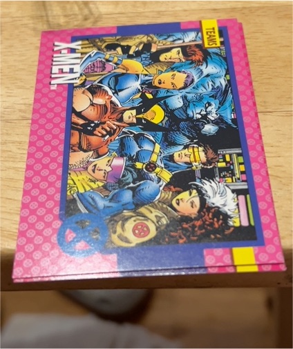 1992 Impel Marvel X-Men Series 1 #72 X-Men Blue Strike Force — front