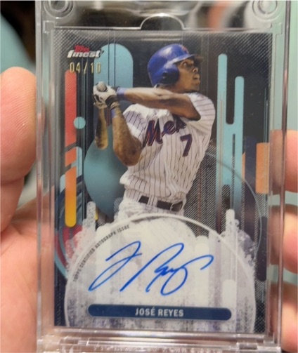 2025 Topps Finest #FA-JR Jose Reyes — front
