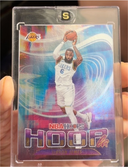 2023-24 Panini NBA Hoops #9 LeBron James Hoopla — front