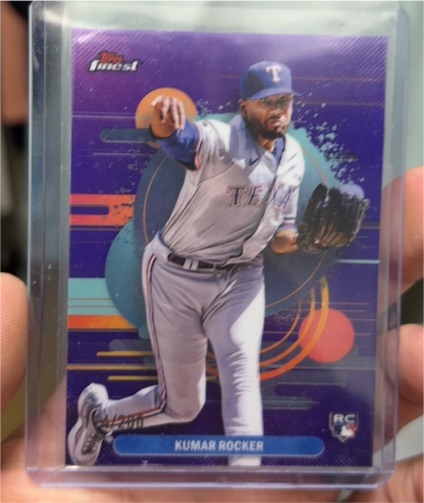 2025 Topps Finest #121 Kumar Rocker — front