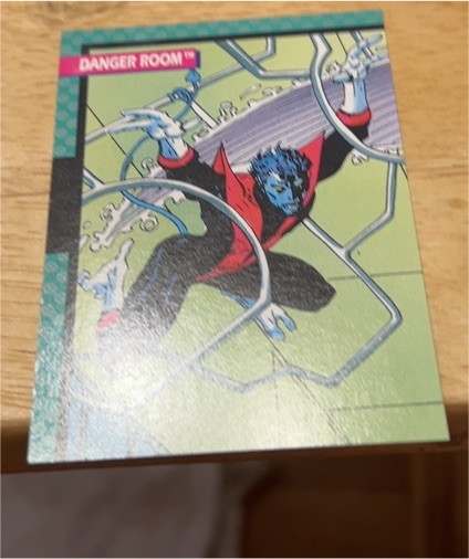 1992 Impel Marvel X-Men #91 Nightcrawler Danger Room — front