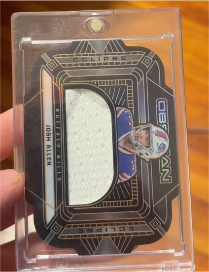 2021 Panini Obsidian Eclipse #E-JA Josh Allen — front