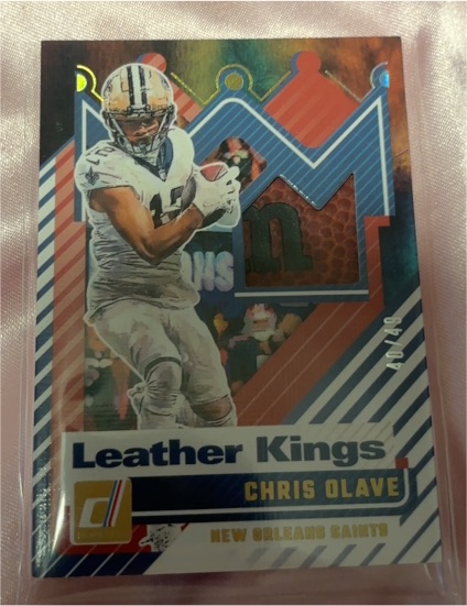 2025 Donruss Leather Kings Chris Olave — front