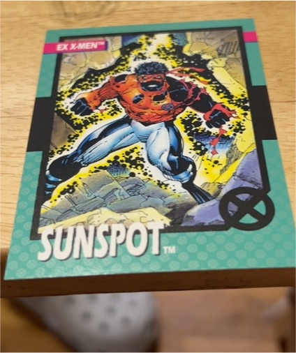 1992 Impel Marvel X-Men Series 1 #81 Sunspot — front