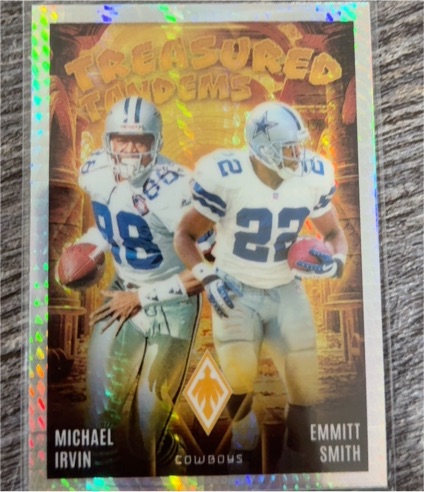 2024 Panini Phoenix Treasured Tandems #TT-DAL Michael Irvin / Emmitt Smith — front