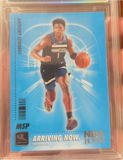 2020-21 Panini NBA Hoops Arriving Now #SS-19 Anthony Edwards — front