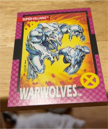 1992 Impel Marvel X-Men #59 Warwolves — front
