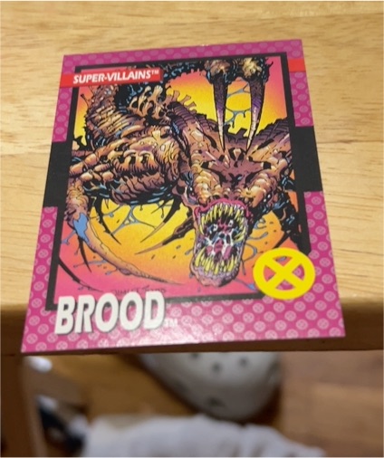 1992 Impel Marvel Super Villains #56 Brood — front