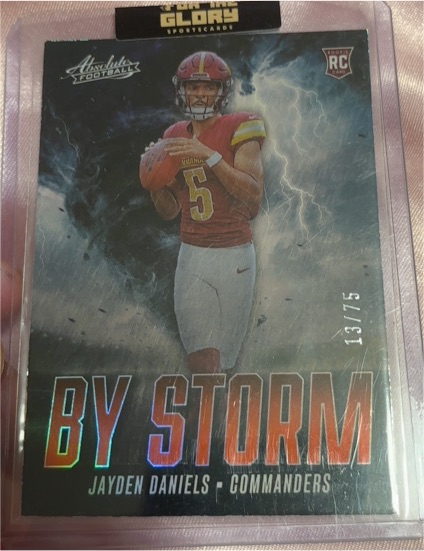 2024 Panini Absolute - By Storm #BS-JDS Jayden Daniels — front
