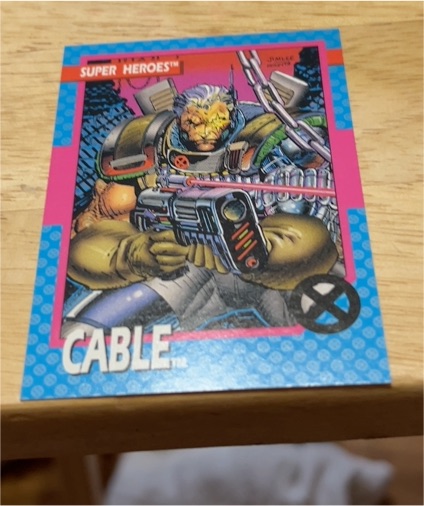 1992 Impel Marvel Super Heroes #19 Cable — front