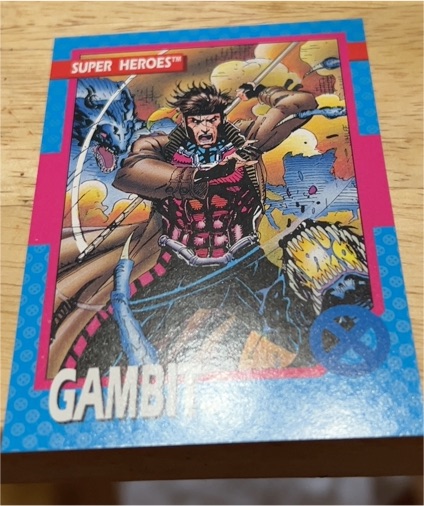 1992 Impel Marvel Super Heroes #18 Gambit — front