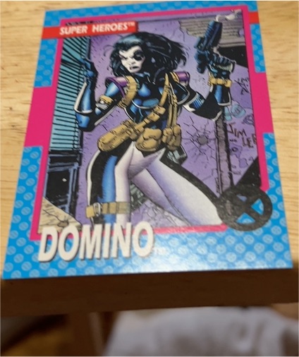 1992 Marvel Impel X-Men Super Heroes #13 Domino — front