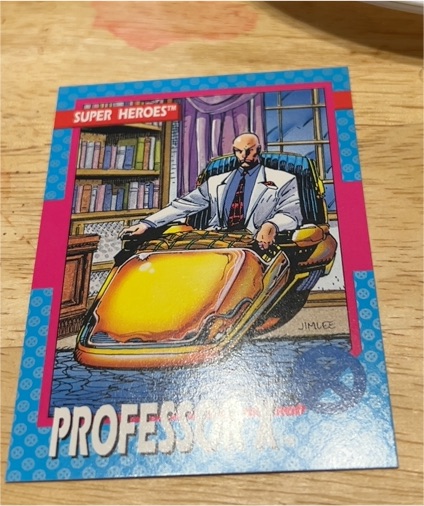 1992 Impel Marvel Super Heroes #11 Professor X — front