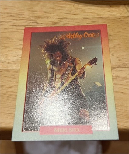 1991 Brockum RockCards #18 Nikki Sixx — front