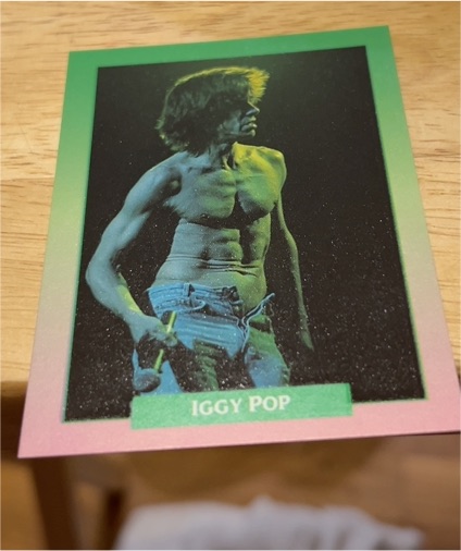 1991 Brockum Rock Cards #97 Iggy Pop — front