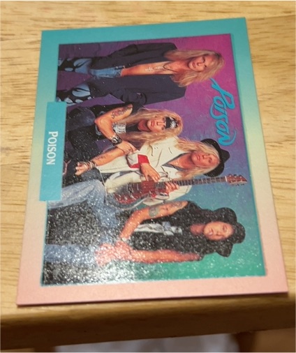 1991 Brockum Rock Cards #155 Poison — front